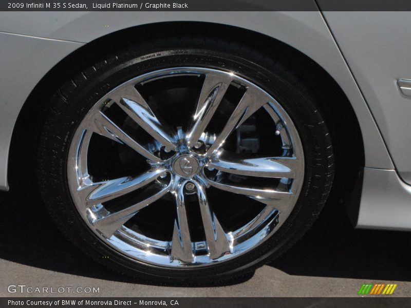 Liquid Platinum / Graphite Black 2009 Infiniti M 35 S Sedan