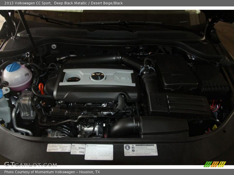 Deep Black Metallic / Desert Beige/Black 2013 Volkswagen CC Sport