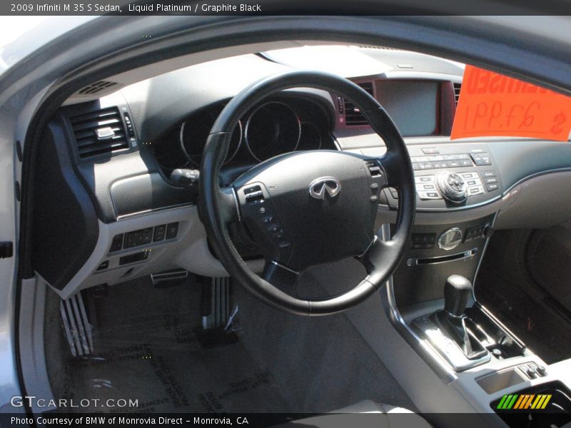 Liquid Platinum / Graphite Black 2009 Infiniti M 35 S Sedan