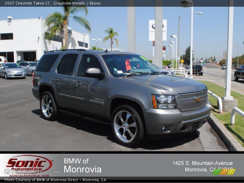 Graystone Metallic / Ebony 2007 Chevrolet Tahoe LT