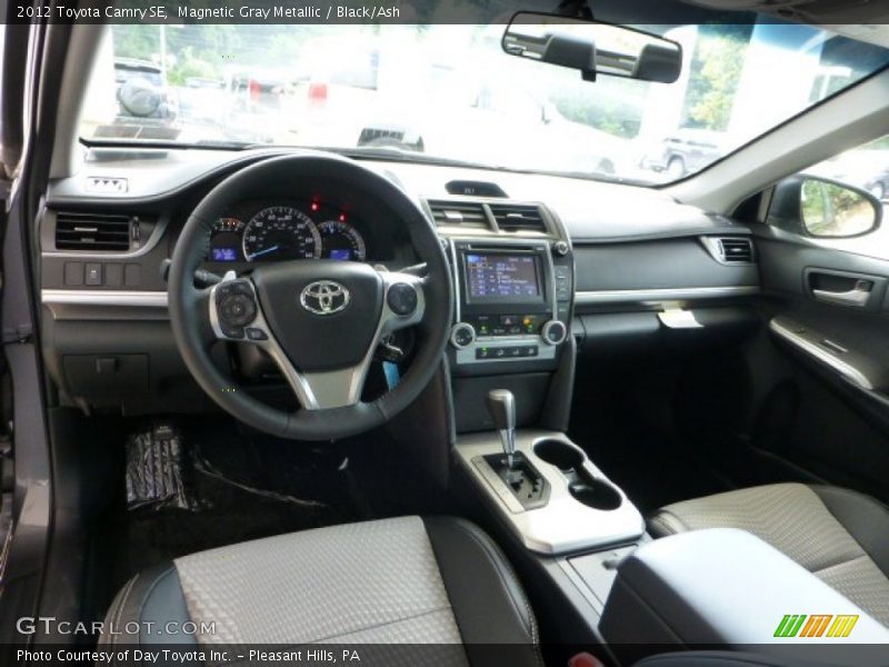 Magnetic Gray Metallic / Black/Ash 2012 Toyota Camry SE