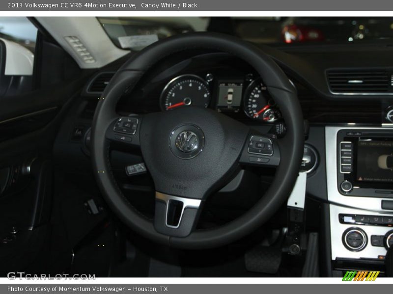 Candy White / Black 2013 Volkswagen CC VR6 4Motion Executive