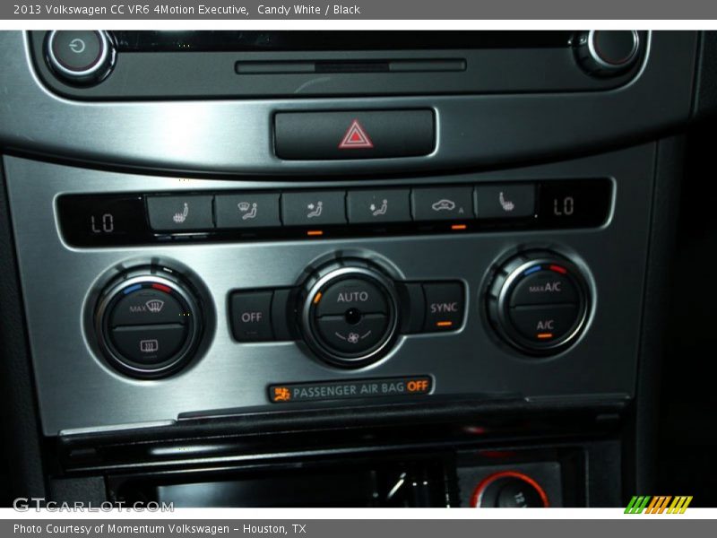 Candy White / Black 2013 Volkswagen CC VR6 4Motion Executive