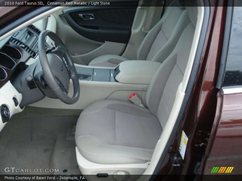 Cinnamon Red Metallic / Light Stone 2010 Ford Taurus SEL