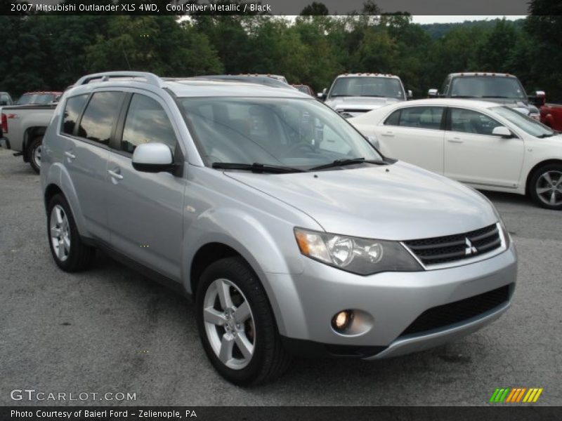 Cool Silver Metallic / Black 2007 Mitsubishi Outlander XLS 4WD