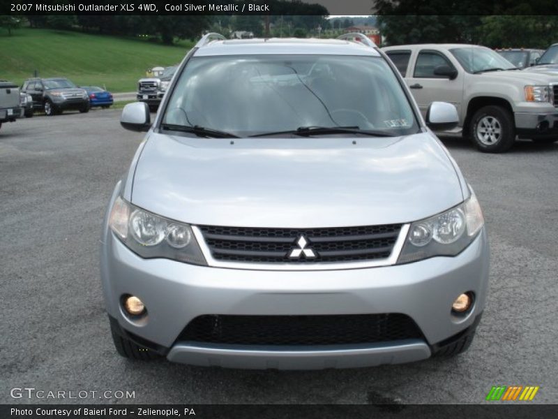 Cool Silver Metallic / Black 2007 Mitsubishi Outlander XLS 4WD