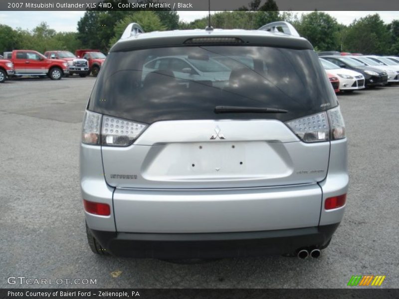 Cool Silver Metallic / Black 2007 Mitsubishi Outlander XLS 4WD