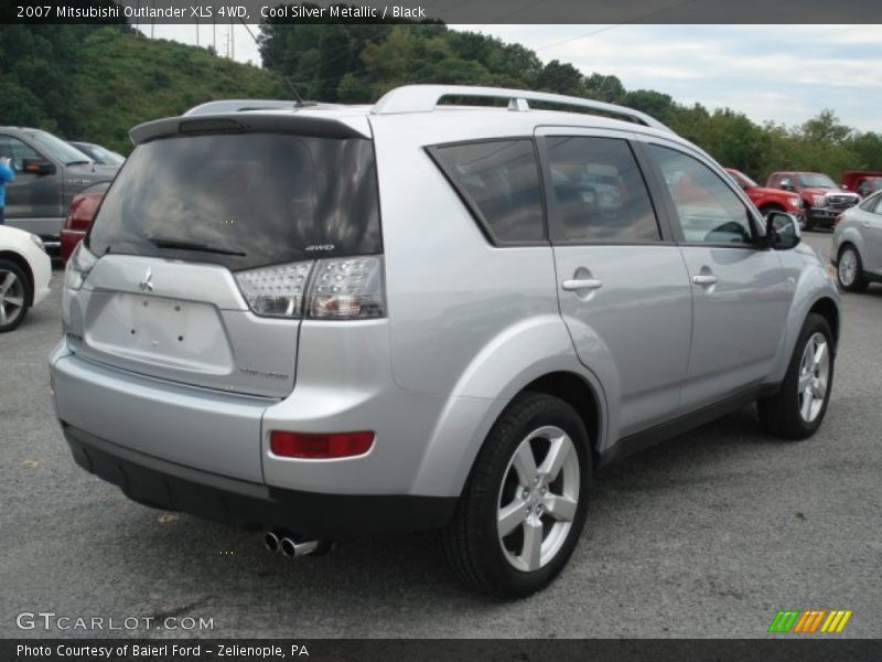 Cool Silver Metallic / Black 2007 Mitsubishi Outlander XLS 4WD