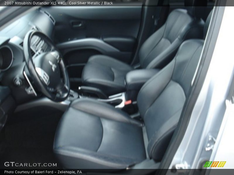 Cool Silver Metallic / Black 2007 Mitsubishi Outlander XLS 4WD