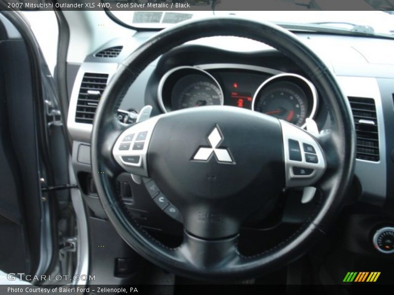Cool Silver Metallic / Black 2007 Mitsubishi Outlander XLS 4WD