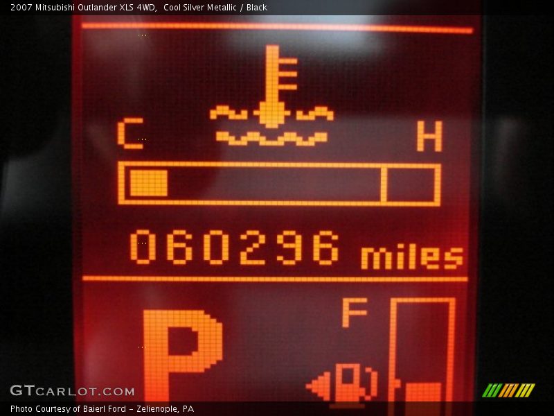 Cool Silver Metallic / Black 2007 Mitsubishi Outlander XLS 4WD
