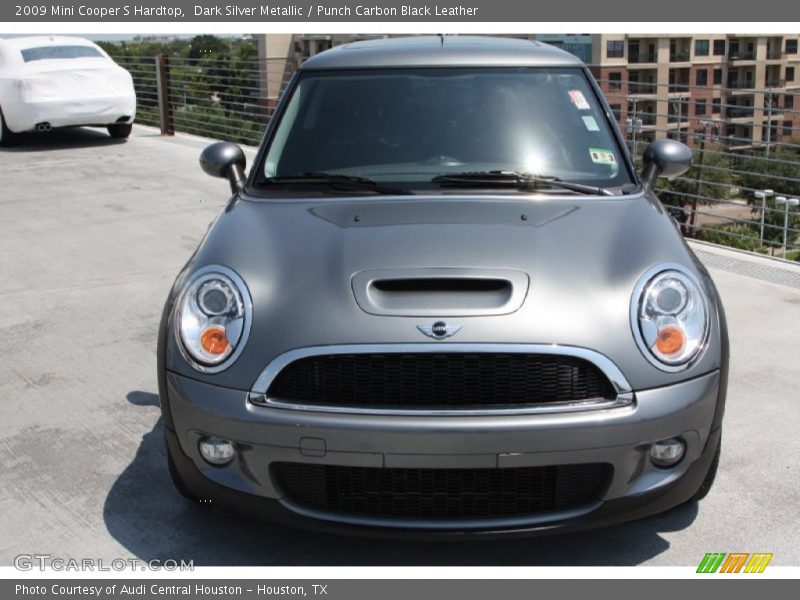 Dark Silver Metallic / Punch Carbon Black Leather 2009 Mini Cooper S Hardtop