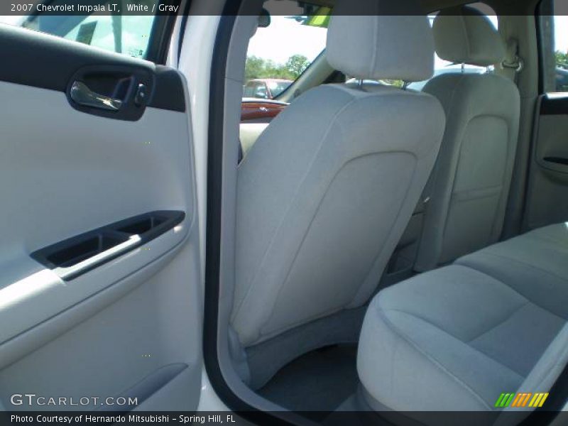 White / Gray 2007 Chevrolet Impala LT
