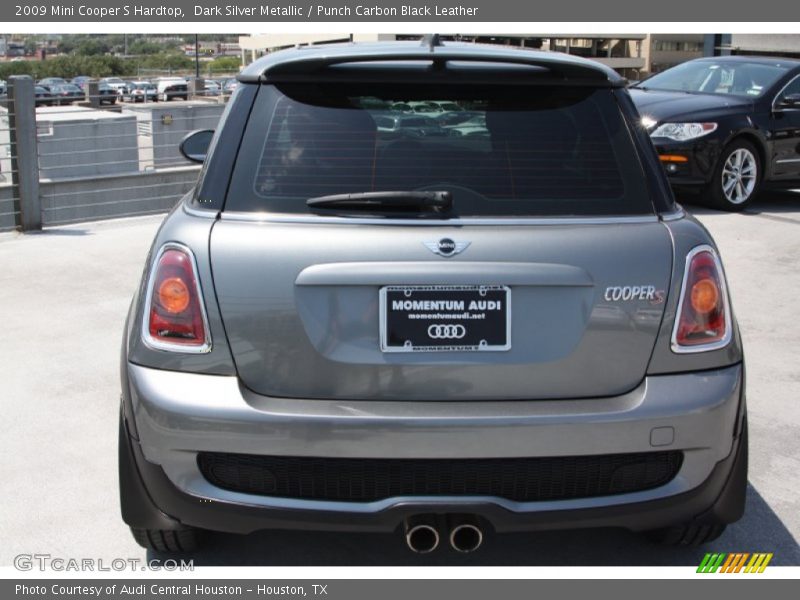 Dark Silver Metallic / Punch Carbon Black Leather 2009 Mini Cooper S Hardtop