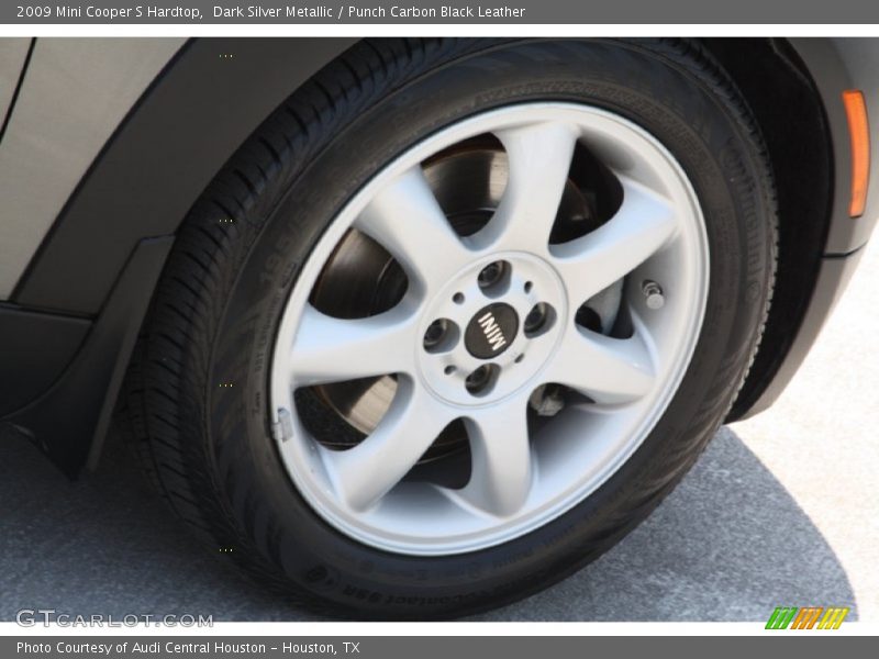 Dark Silver Metallic / Punch Carbon Black Leather 2009 Mini Cooper S Hardtop