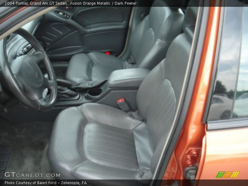 Fusion Orange Metallic / Dark Pewter 2004 Pontiac Grand Am GT Sedan