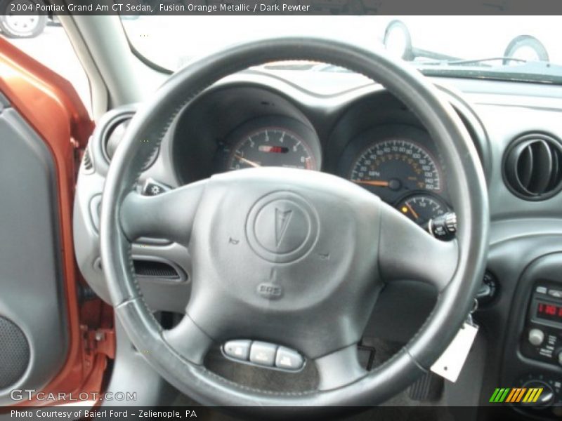 Fusion Orange Metallic / Dark Pewter 2004 Pontiac Grand Am GT Sedan