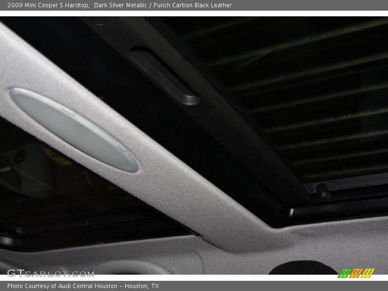 Dark Silver Metallic / Punch Carbon Black Leather 2009 Mini Cooper S Hardtop