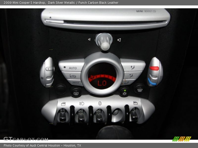 Dark Silver Metallic / Punch Carbon Black Leather 2009 Mini Cooper S Hardtop
