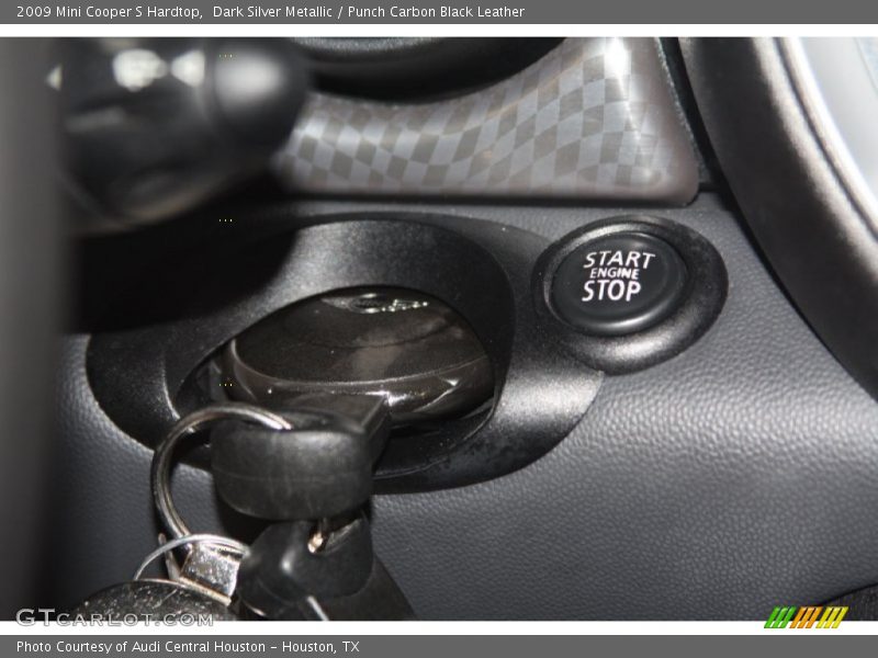 Dark Silver Metallic / Punch Carbon Black Leather 2009 Mini Cooper S Hardtop