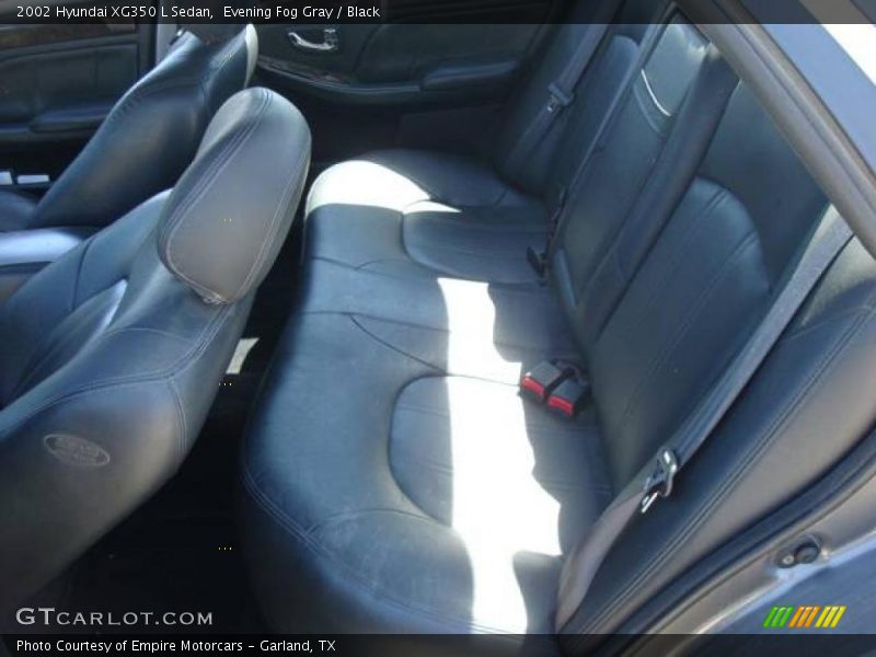 Evening Fog Gray / Black 2002 Hyundai XG350 L Sedan