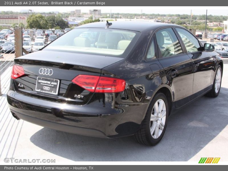 Brilliant Black / Cardamom Beige 2011 Audi A4 2.0T Sedan