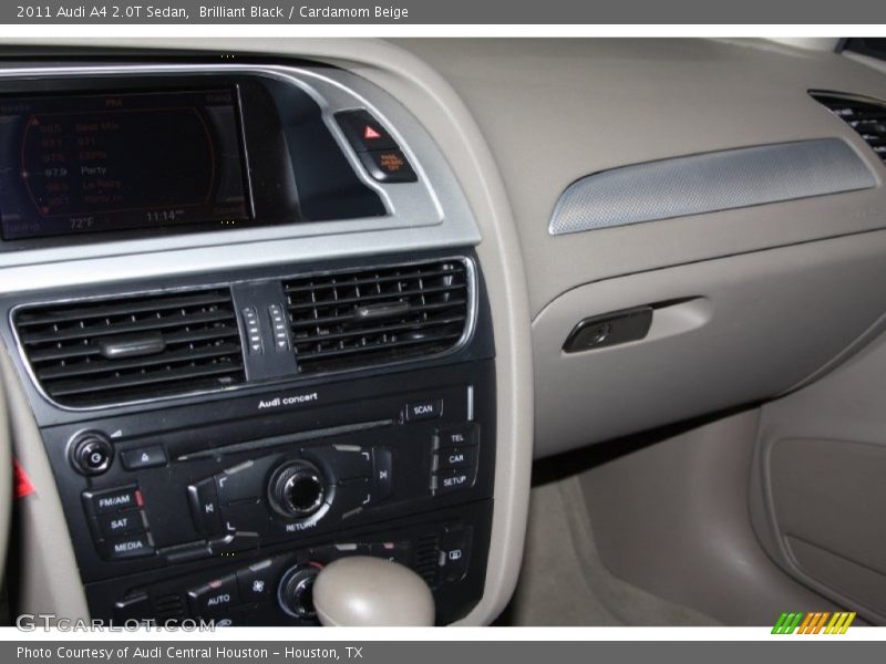 Brilliant Black / Cardamom Beige 2011 Audi A4 2.0T Sedan