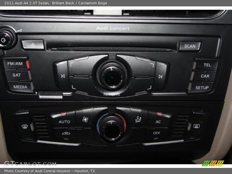 Brilliant Black / Cardamom Beige 2011 Audi A4 2.0T Sedan