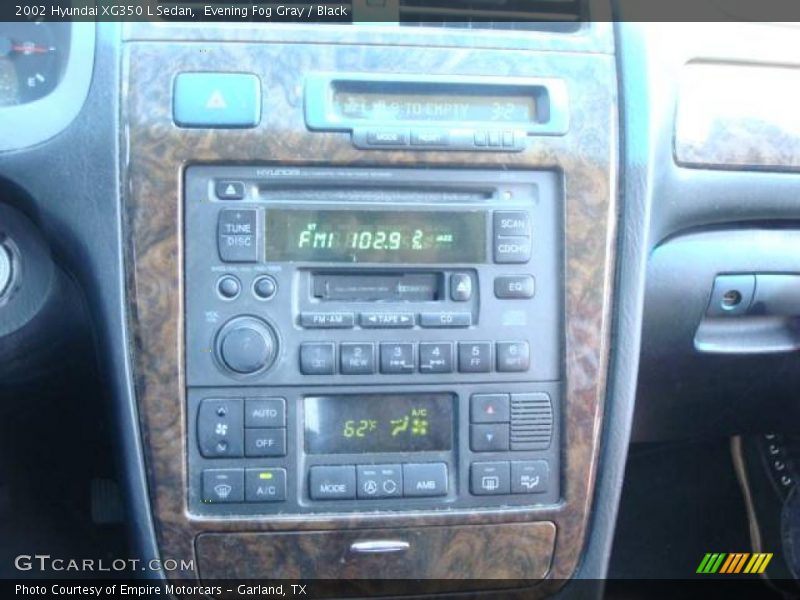 Evening Fog Gray / Black 2002 Hyundai XG350 L Sedan