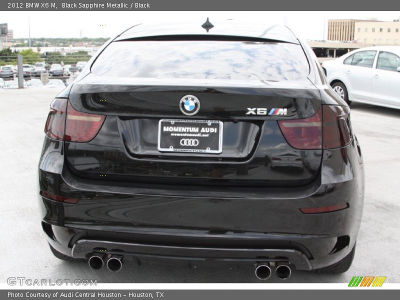 Black Sapphire Metallic / Black 2012 BMW X6 M