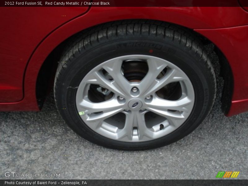 Red Candy Metallic / Charcoal Black 2012 Ford Fusion SE