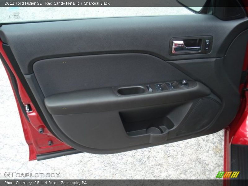 Red Candy Metallic / Charcoal Black 2012 Ford Fusion SE