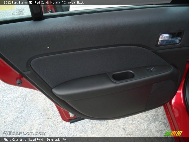 Red Candy Metallic / Charcoal Black 2012 Ford Fusion SE