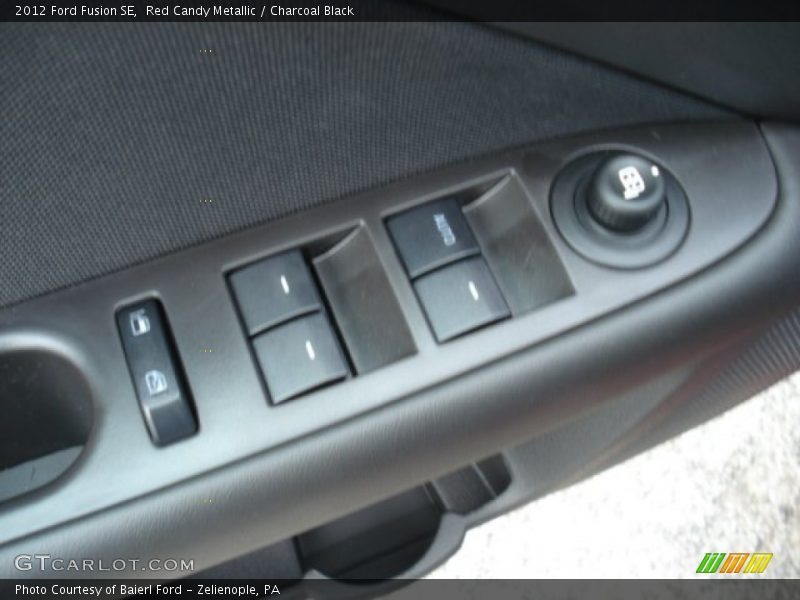 Red Candy Metallic / Charcoal Black 2012 Ford Fusion SE