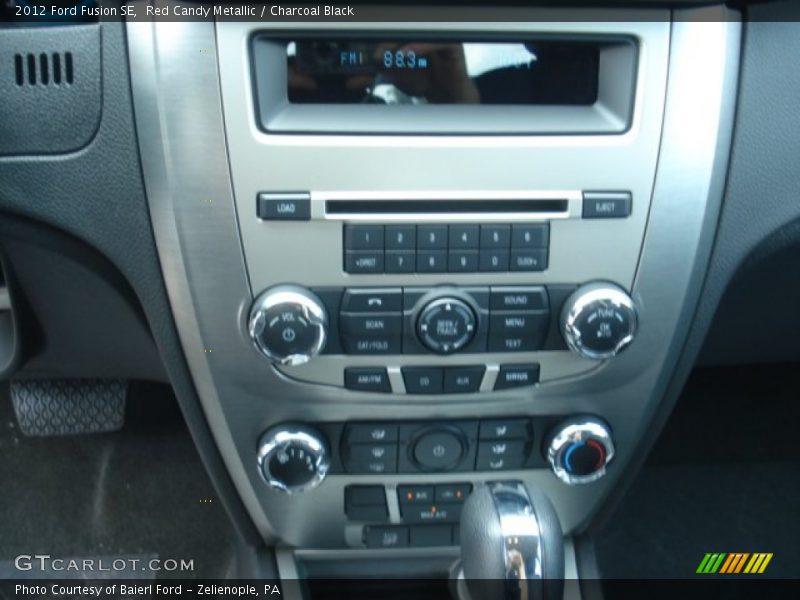 Red Candy Metallic / Charcoal Black 2012 Ford Fusion SE