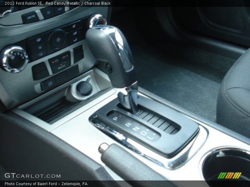 Red Candy Metallic / Charcoal Black 2012 Ford Fusion SE