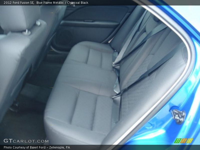 Blue Flame Metallic / Charcoal Black 2012 Ford Fusion SE