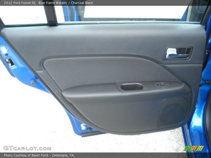 Blue Flame Metallic / Charcoal Black 2012 Ford Fusion SE