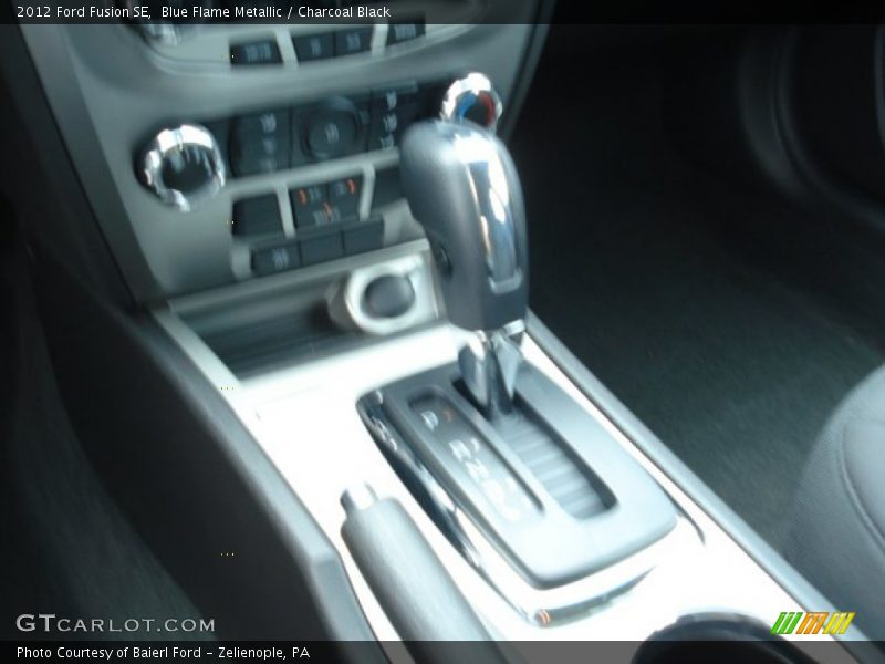 Blue Flame Metallic / Charcoal Black 2012 Ford Fusion SE
