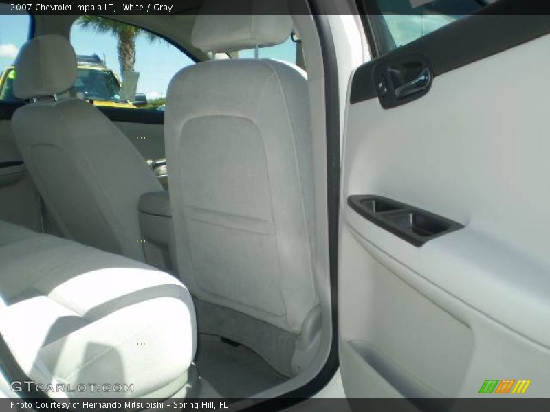White / Gray 2007 Chevrolet Impala LT