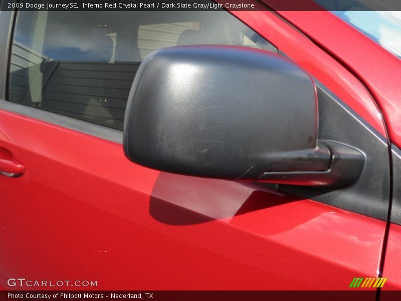 Inferno Red Crystal Pearl / Dark Slate Gray/Light Graystone 2009 Dodge Journey SE