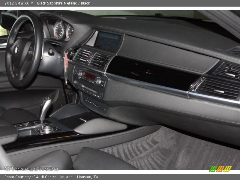 Black Sapphire Metallic / Black 2012 BMW X6 M