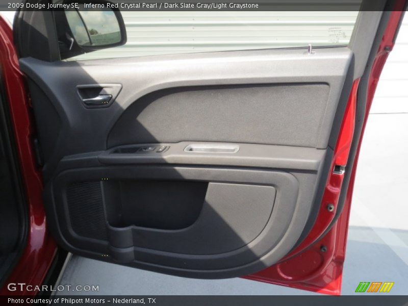 Inferno Red Crystal Pearl / Dark Slate Gray/Light Graystone 2009 Dodge Journey SE