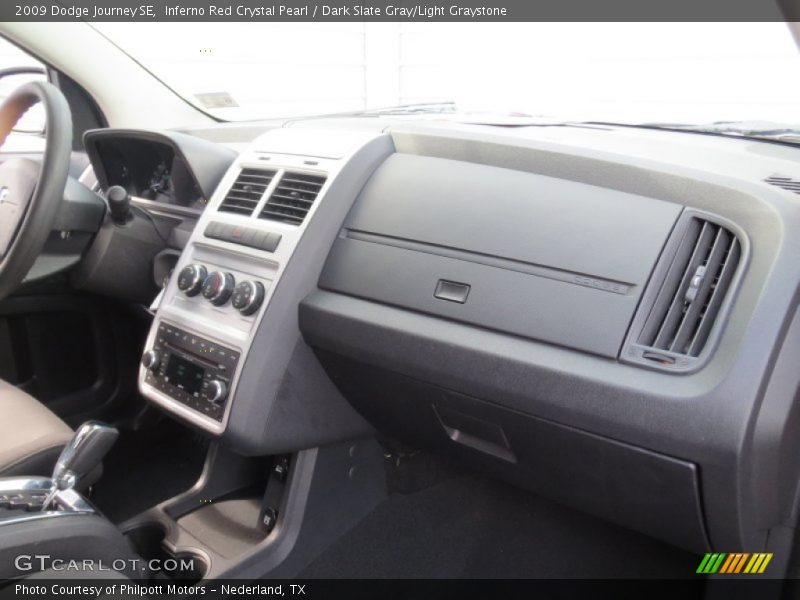 Inferno Red Crystal Pearl / Dark Slate Gray/Light Graystone 2009 Dodge Journey SE