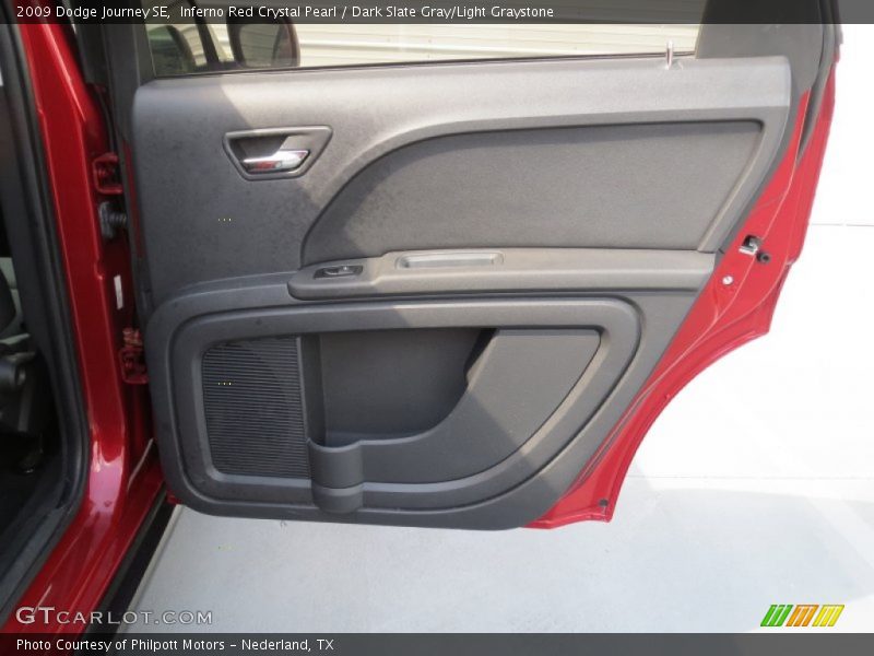 Inferno Red Crystal Pearl / Dark Slate Gray/Light Graystone 2009 Dodge Journey SE
