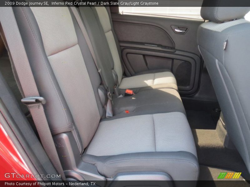 Inferno Red Crystal Pearl / Dark Slate Gray/Light Graystone 2009 Dodge Journey SE