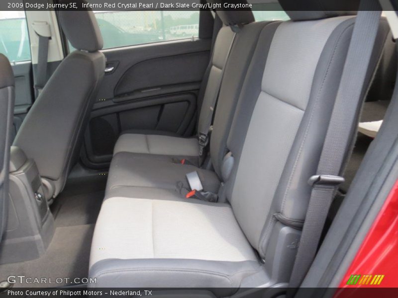 Inferno Red Crystal Pearl / Dark Slate Gray/Light Graystone 2009 Dodge Journey SE