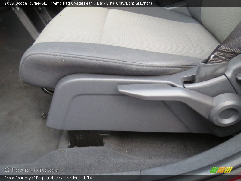 Inferno Red Crystal Pearl / Dark Slate Gray/Light Graystone 2009 Dodge Journey SE