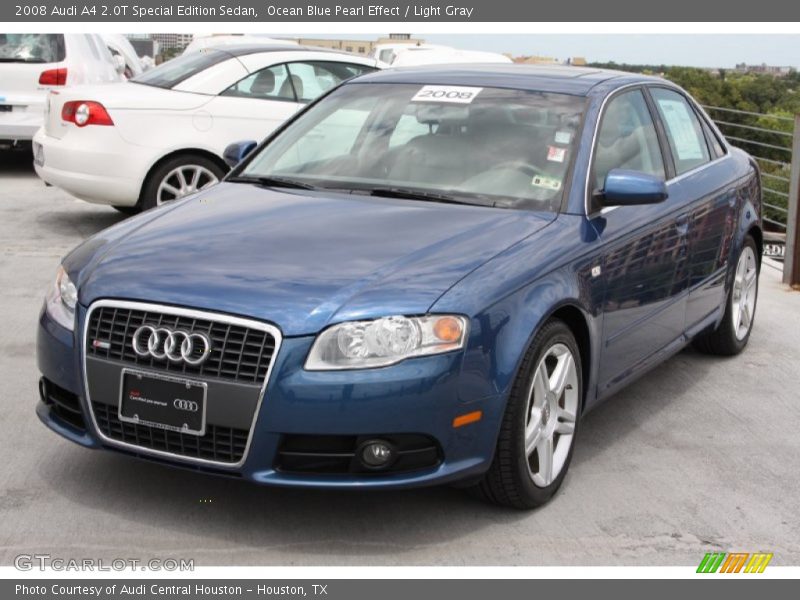 Ocean Blue Pearl Effect / Light Gray 2008 Audi A4 2.0T Special Edition Sedan