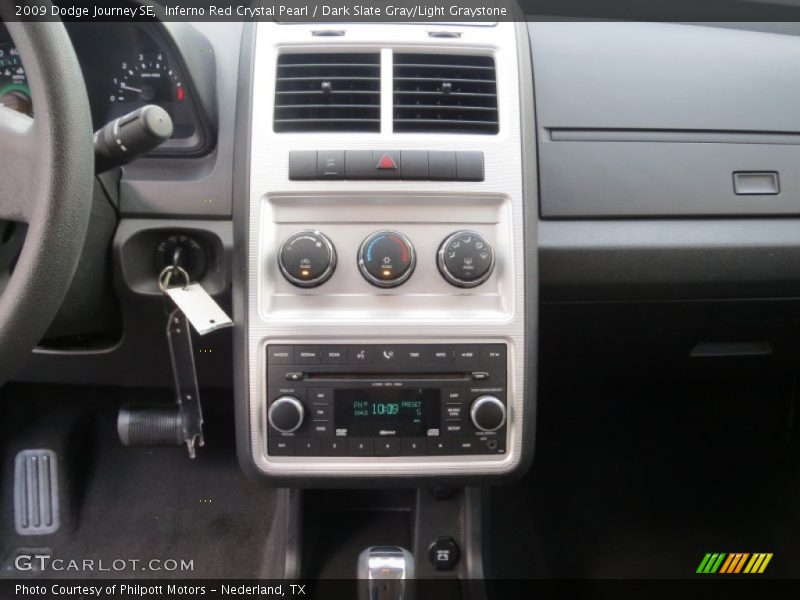 Inferno Red Crystal Pearl / Dark Slate Gray/Light Graystone 2009 Dodge Journey SE